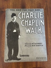 Charlie Chaplin Walk Sheet Music Vintage Fox Trot Roy Barton Wm A Downs Pub