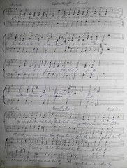 19th century Handwritten Music manuscripts – 66 pages – Quadrilles, etc