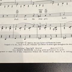 Chappell & Co. My Fair Lady Vocal Selection Sheet Music Song Book Piano/Voice