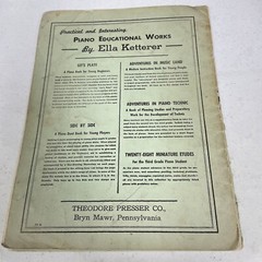 Adventures in Piano Technic Ella Ketterer Theodore Presser 410-40106 1934 Prep