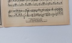 1924 E.T. Paull Spirit of the U.S.A. USA March Sheet Music Solo Beautiful Litho