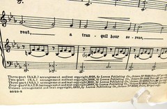 Nightfall A Part Song 1932 Arranged from Liebestraum Tillotson Liszt US Seller