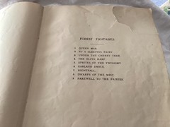 Walter Carroll Forest Fantasies Sheet Music Book, Forsyth Brothers 1916 DAMAGED