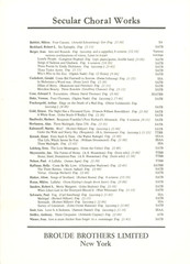 Offenbach Neighbors&rsquo; Chorus Sheet Music SATB Mixed Voices Piano 1954 Meyerowitz