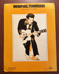Vintage Chuck Berry « MEMPHIS TENNESSEE » 1959 Sheet Music – Hard to Find