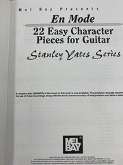 Mel Bay En Mode 22 Easy Character Pieces for Guitar Book (Stanley Yates Series)