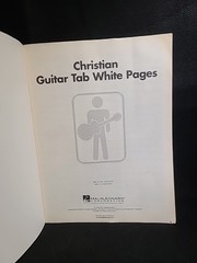 Guitar Tab White Pages Books Vol 1-4 Acoustic Christian Hal Leonard