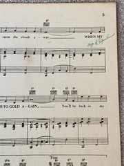 1941 WHEN MY BLUE MOON TURNS TO GOLD AGAIN Sheet Music ROY ROGERS by Walker