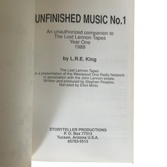 Unfinished Music No.1 LRE King Paperback First Edition 1990 Music Book