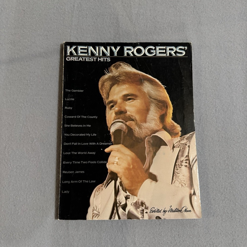 Kenny Rogers Greatest Hits Songbook Guitar Sheet Music Paperback Cherry Lane