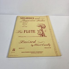 Melodious and Progressive Studies Book II Flute Sheet Music B 414 Cavally USA