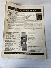 Vintage 1963 I Want To Hold Your Hand BEATLES SHEET MUSIC Duchess Guitar Piano