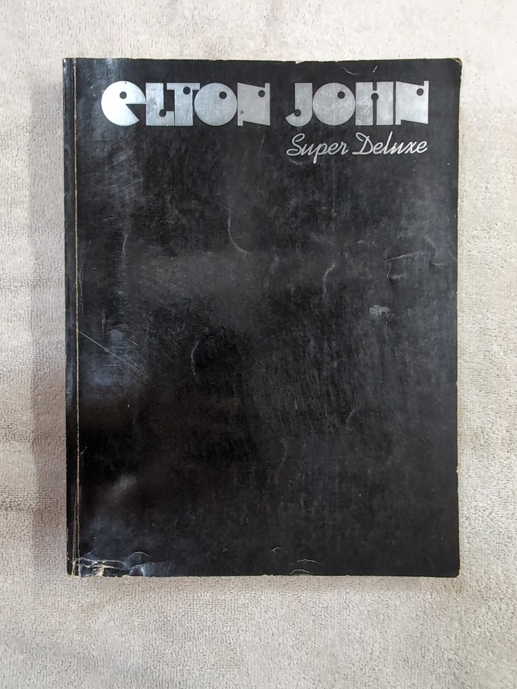 Vintage Elton John Super Deluxe Songbook 1977 Dick James Music