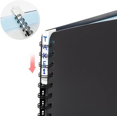 Durable 80-Page Music Folder with Detachable Name Tag – Perfect for Performers
