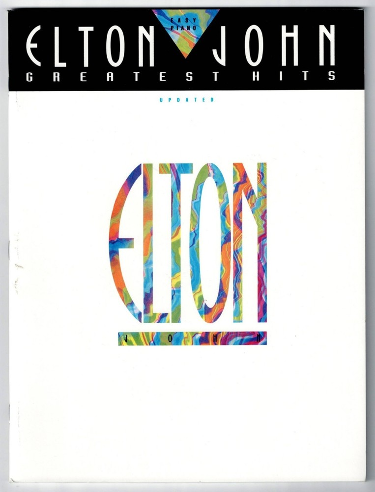 ELTON JOHN Greatest Hits 1991 songbook Bernie Taupin 80 pages PIANO