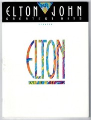 ELTON JOHN Greatest Hits 1991 songbook Bernie Taupin 80 pages PIANO