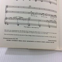 An Easter Sequence Choral Music Songbook Boys or Female voices