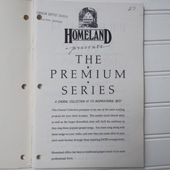 LOT OF 15 Southern Gospel Music Songbooks Homeland Presents Choral SATB 10 Songs