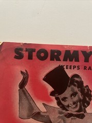 Vintage 1933 Sheet Music From 20th Century-Fox « Stormy Weather » Lena Horne