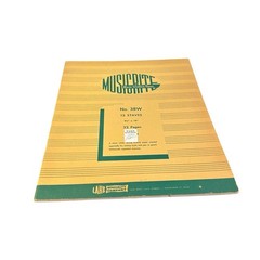Vintage Music Writing Paper Lake Specialty Company MusicRite 9.5” X 12” 32 Pages