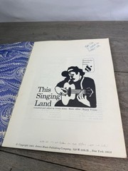 Vintage Guitar Banjo Songbook Lot 2 This Singing Land Gene Leis Folk Pop Rock