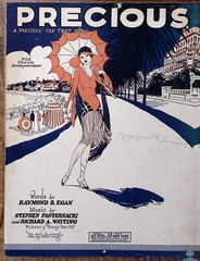 1926 PRECIOUS FOX TROT SONG UKULELE RAYMOND B EGAN LEO FEIST SHEET MUSIC Z3000