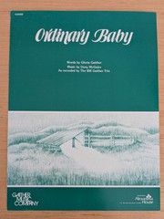 Ordinary Baby by Gaither & Mcguire Vintage Christian Sheet Music 1982