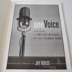 One Voice By Jay Rouse Sheet Music Songbook Vocal Solo