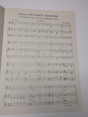 John Larkin Mass for Early Morning Our Lady of Perpetual Help Organ Sheet Music