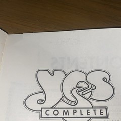 Yes, Complete, Deluxe Edition Songbook 1975 Warner Bros Good