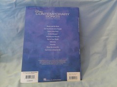 Disney Contemporary Songs Low Voice Book & Audio Piano Hal Leonard Sheet Music