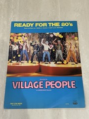 VILLAGE PEOPLE sheet music READY FOR THE 80&rsquo;s (6 pages) 1979 (VG+ shape)