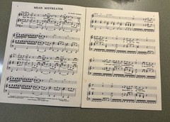 Grand Funk Mean Mistreater Sheet Music Piano/Voice Solo Blues MPN 06497