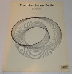 Vintage Everything Happens To Me Sheet Music 1941 Dorsey Jazz Matt Dennis Guitar