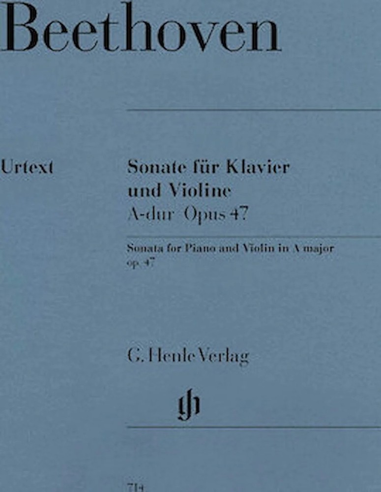 Sonata for Piano and Violin in A Major Op. 47 (Kreutzer-Sonata)