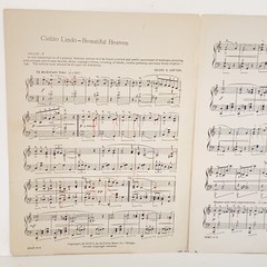 Antique 1924 Cielito Lindo Piano Sheet Music by Henry S Sawyer
