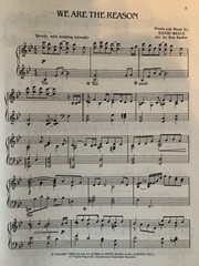 We are the Reason – Contemporary Arrangements for Piano