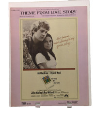 Theme From Love Story Sheet Music Soundtrack Piano Solo F5AD