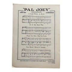 Pal Joey Take Him VTG Sheet Music 1952 Richard Rodgers Lorenz Hart Piano