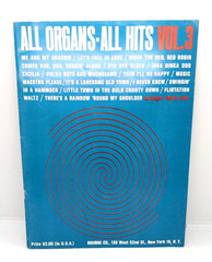 All Organs-All Hits Vol.3 Bourne Co. 1963 Contains 15 Songs Sheet Music Book