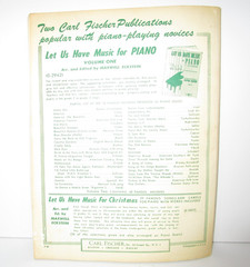 Let Us Have Music For Piano Volume Two Famous Melodies 1942 Maxwell Eckstein
