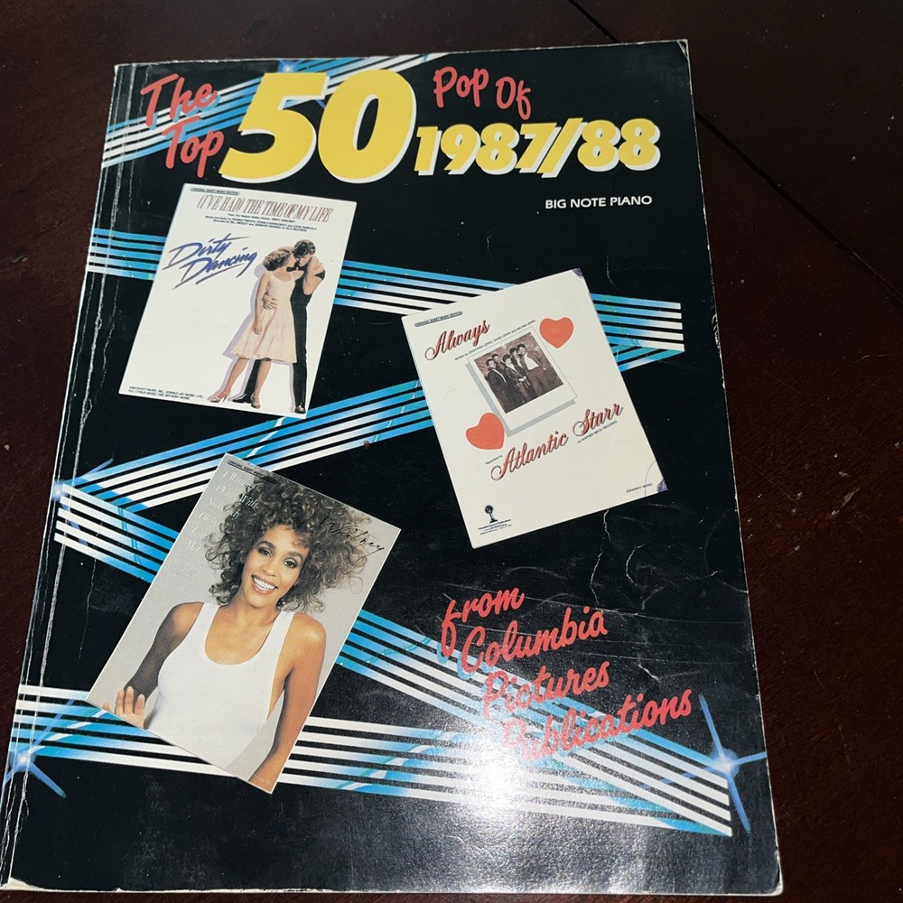 The Top 50 Pop of 1987/88 Big Note Piano Easy