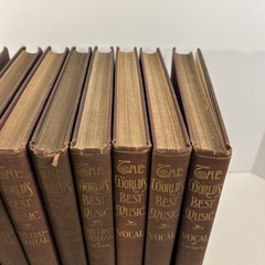 The World&rsquo;s Best Music Instrumental & Vocal 1904 Book Set Volumes 1-8 *READ*