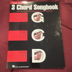 Hal Leonard The Guitar 3 Chord Songbook Acoustic Guitar Rock Song Book