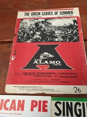 American Pie sheet music The Green Leaves Of Summer Singing In The Rain
