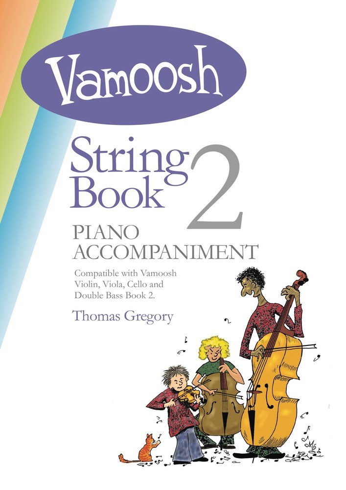 Piano Accompaniment Vamoosh String Book 2 Kids Violin Viola Cello Sheet Music