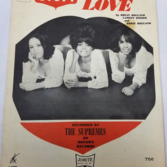 The Supremes Stop In The Name Of Love Sheet Music 1965 Vintage Motown Diana Ross