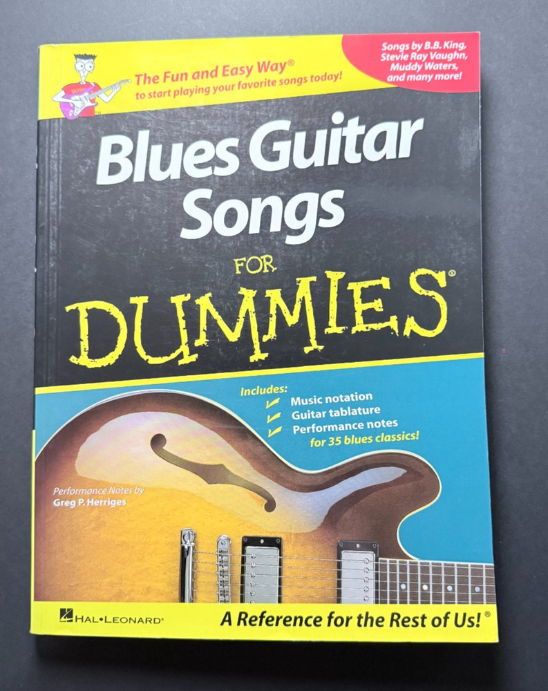 Blues Guitar For Dummies $24.99 Retail