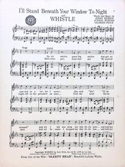 I&rsquo;ll Stand Beneath Your Window Tonight And Whistle Sheet Music Georgie Price