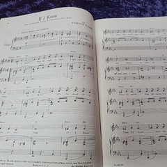 1989 The Unsinkable Molly Brown Vocal Selections / Sheet Music Songbook